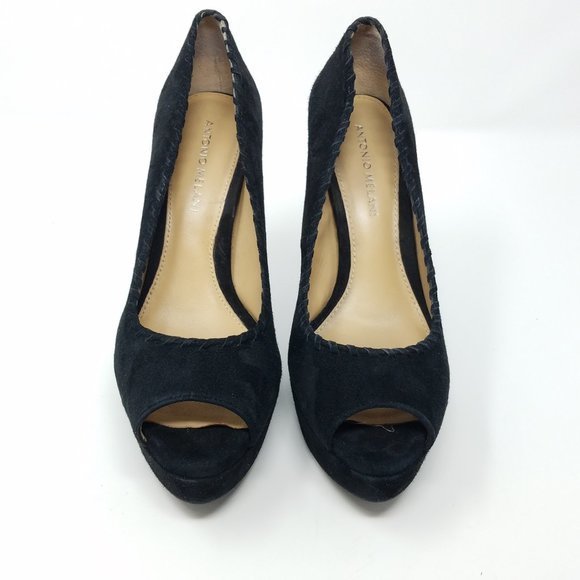 Antonio Melani shoes suede‎ platform heels size 8M - Picture 2 of 7